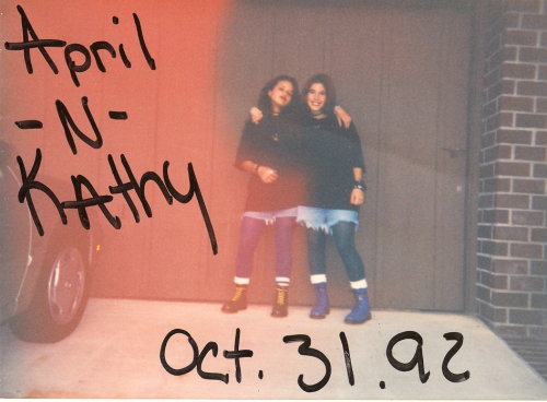 Me as a teenager, 1992, I was 15, going to White Zombie and Danzig concert.