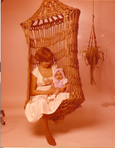 Me and my mom, 1977.