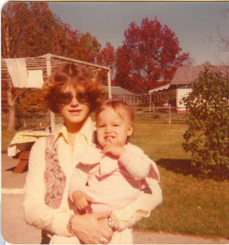Me and my mom, 1978.